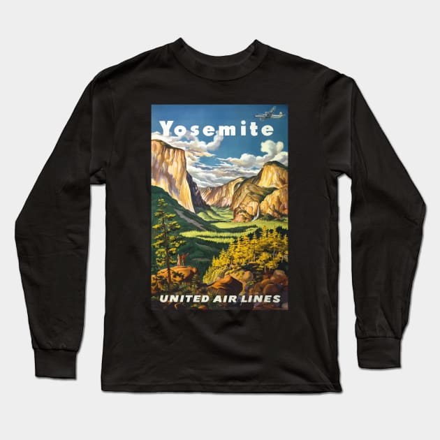 Yosemite National Park Long Sleeve T-Shirt by Pablo_jkson